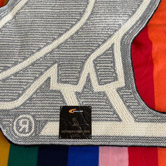OVO Rug X Gallery 1950 OG Owl Carpet Mat October’s Very Own Black RARE - Picture 4 of 8